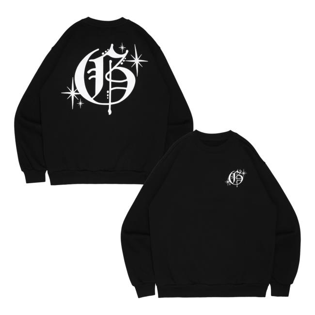 kenny Greygxds Merch Store Inglish Logo Crewneck Sweater Black kenny Greygxds Merch Store Inglish Logo Crewneck Sweater Black