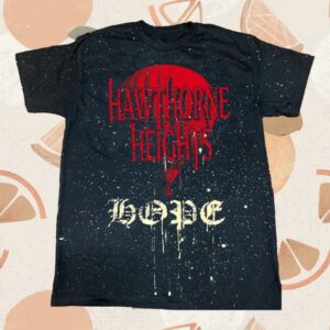 kenny Hawthorne Heights Store Hawthorne Heights Hope Bleached T Shirt kenny Hawthorne Heights Store Hawthorne Heights Hope Bleached T Shirt