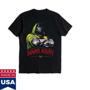 kenny Heroes Villains Merch Store Marvel Doctor Doom Army Forge Tee