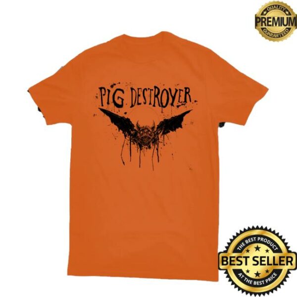 kenny Holymountainprinting Merch Store Pig Destroyer Halloween Bat Shirt