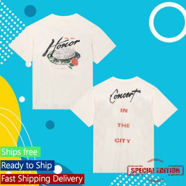 kenny Honor The Gift Merch Concert In The Park Bone Tee