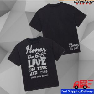 kenny Honor The Gift Merch Live On The Air Tee Blacka kenny Honor The Gift Merch Live On The Air Tee Blacka