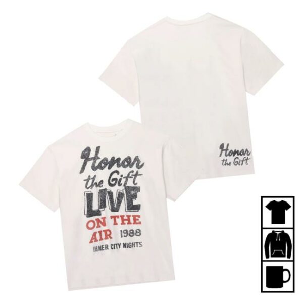 kenny Honor The Gift Merch Live On The Air Tee Bonea