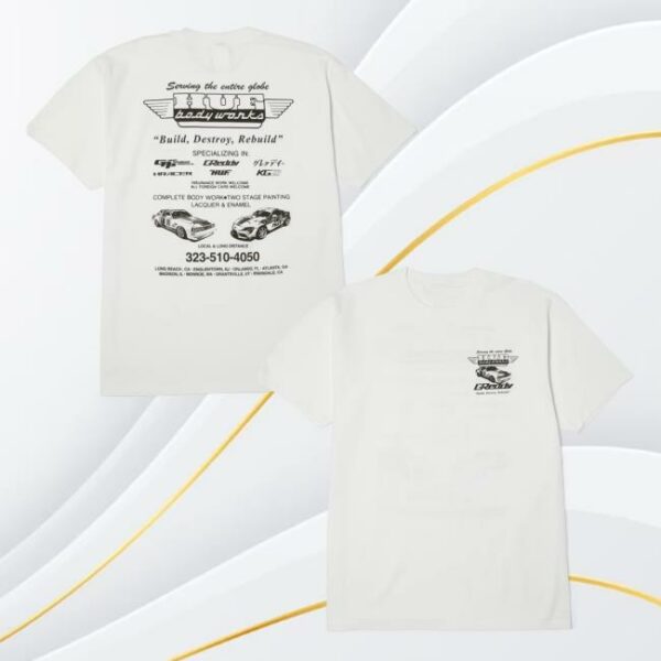 kenny Huf Worldwide Merch Store Huf X Greddy Body Works T Shirt