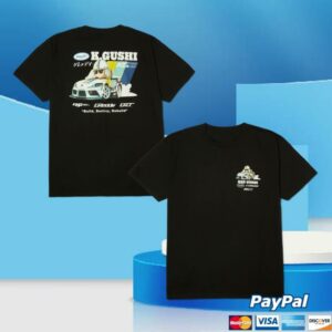 kenny Huf Worldwide Merch Store Huf X Greddy Gushi T Shirt