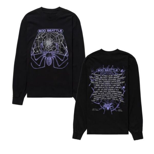 kenny Insomniac Shop Merch Night Spider Lineup Long Sleeve Tee
