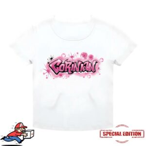 kenny Interscope Records Merch Store Corinian Logo Baby Tee kenny Interscope Records Merch Store Corinian Logo Baby Tee