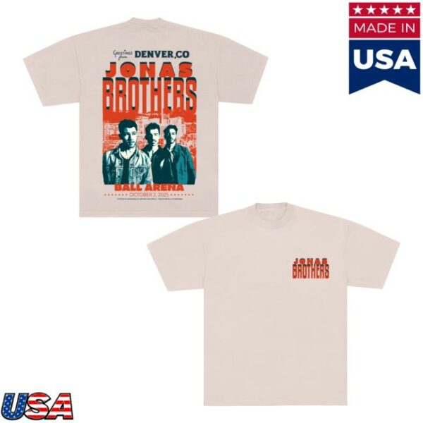 kenny Jonas Brothers Merch Store Greetings From Your Hometown Denver Co Teeaa