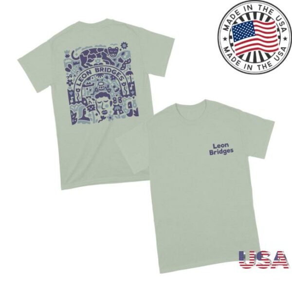 kenny Leon Bridges Shop Store Merch Abstract Leon T Shirta