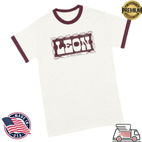 kenny Leon Bridges Shop Store Merch License Plate Ringer T Shirta