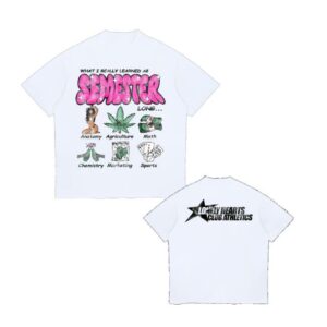 kenny Lonely Hearts Club Merch Store What I Learned All Semester Cropped Premium T Shirt