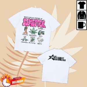 kenny Lonely Hearts Club Merch Store What I Learned All Semester Cropped Premium T Shirtv