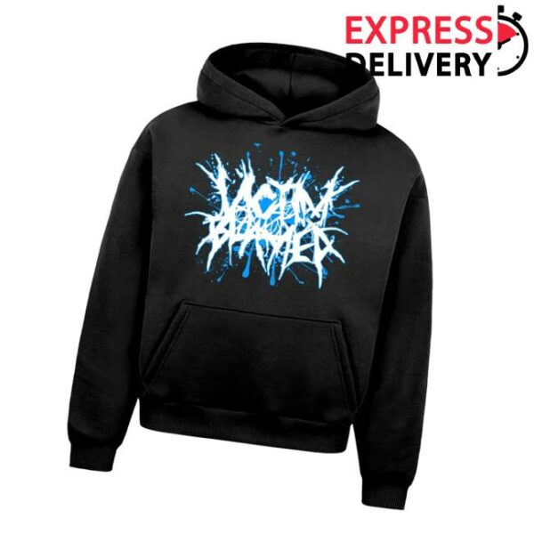 kenny One Big Party Fest Merch Store Obpf X Victimblamed Splatter Logo Hoodiea