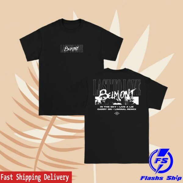 kenny Purenoise Merch Store Belmont Last To Love Black Tee