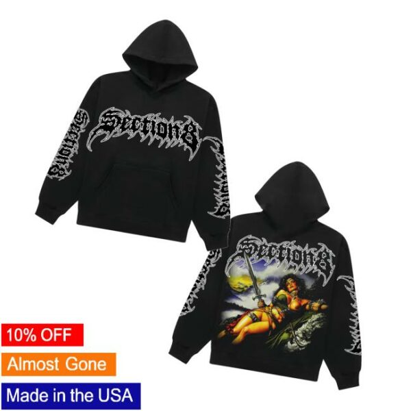 kenny Section8official Merch Store Sexy Slayer Black Hoodiev