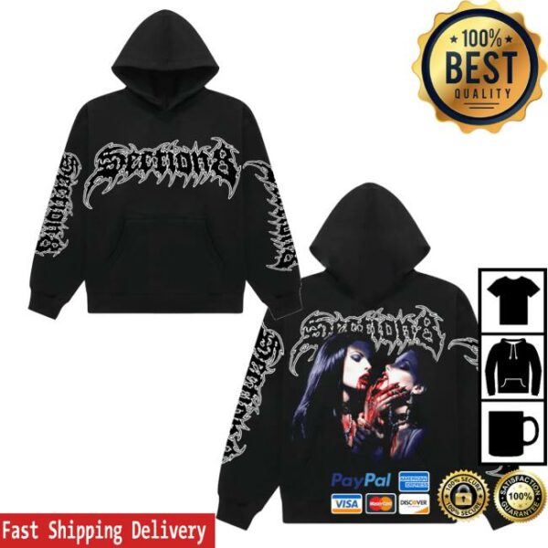 kenny Section8official Merch Store Sucking Face Black Hoodie
