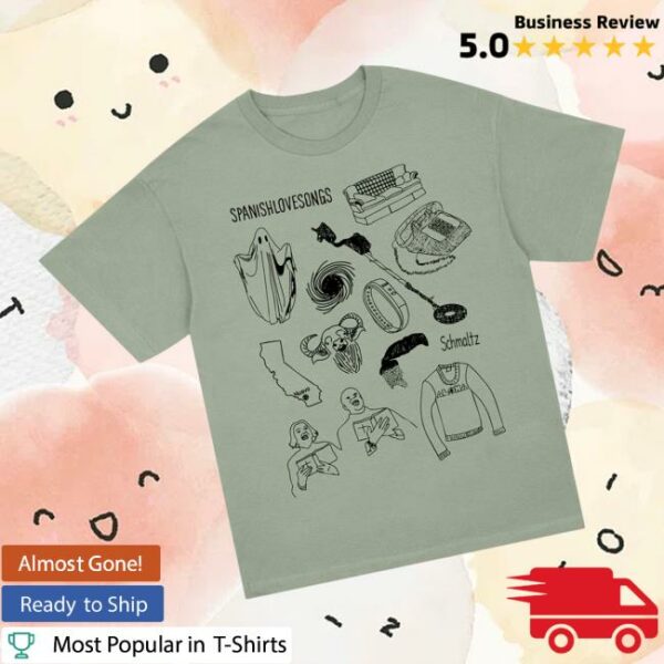 kenny Spanish Love Songs Merch Store Schmaltz Illustrations T Shirt Sagea