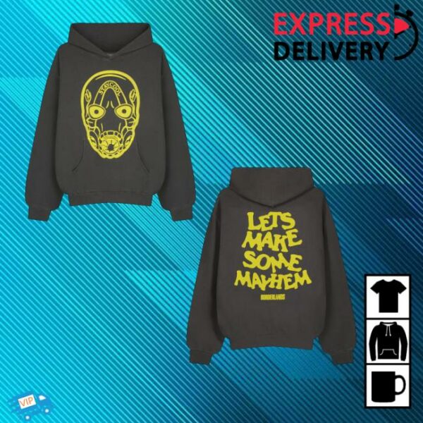 kenny Staycoolnyc Merch Store Borderlands Psycho Mask Hoodie