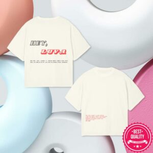 kenny Street Bohemian Merch Store Hey Luva Oversized Boxy Tee