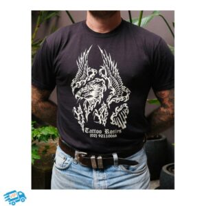 kenny Tattoo Rosies Merch Store Fred Eagle Tee kenny Tattoo Rosies Merch Store Fred Eagle Tee