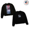 kenny Taylor Swift Merch Store The Life Of A Showgirl Film Strip Black Crewneck Sweatshirta