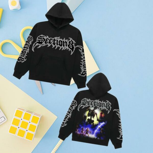 kenny section8official merch store Back from the dead black hoodie v