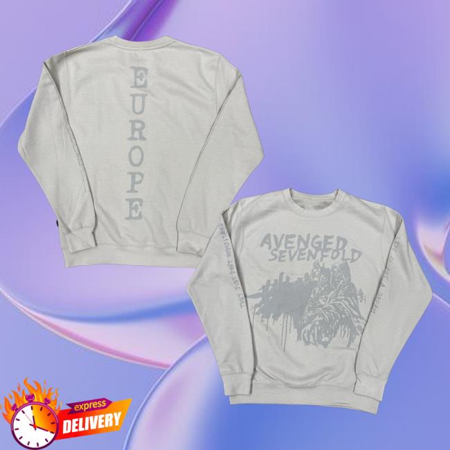 kenny A7x World Merch Store Avenged Sevenfold Europe Tour Libad Crewneck Sweater kenny A7x World Merch Store Avenged Sevenfold Europe Tour Libad Crewneck Sweater