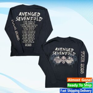 kenny A7x World Merch Store Avenged Sevenfold Europe Tour Libad Long Sleeve Tee kenny A7x World Merch Store Avenged Sevenfold Europe Tour Libad Long Sleeve Tee