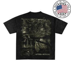 kenny After The Burial Merch Store Murk Mineral Wash Black T Shirta