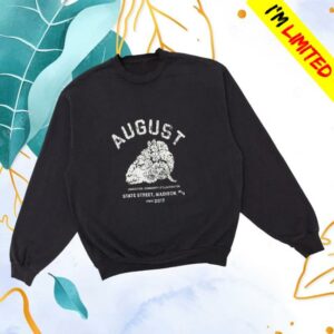 kenny August Merch Store August 8 Year Anniversary Rams Head 14Oz Cotton Crewnecka kenny August Merch Store August 8 Year Anniversary Rams Head 14Oz Cotton Crewnecka