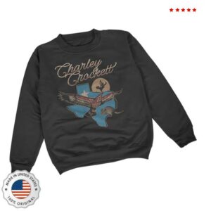 kenny Charley Crockett Merch Store Texas Hawk Crewnecka
