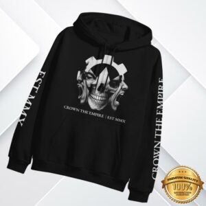 kenny Crown The Empire Band Merch Store Cog Faces Pullover Black Hoodiev kenny Crown The Empire Band Merch Store Cog Faces Pullover Black Hoodiev