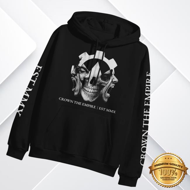 kenny Crown The Empire Band Merch Store Cog Faces Pullover Black Hoodiev kenny Crown The Empire Band Merch Store Cog Faces Pullover Black Hoodiev