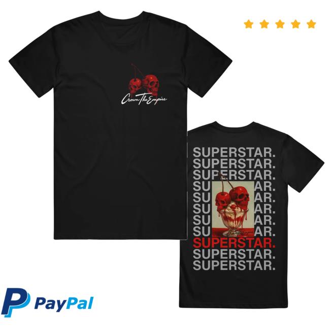 kenny Crown The Empire Band Merch Store Skull Cherries Tee kenny Crown The Empire Band Merch Store Skull Cherries Tee