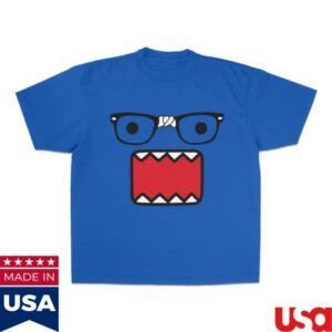 kenny Domokun Merch Store Blue Nerd Glasses Tee