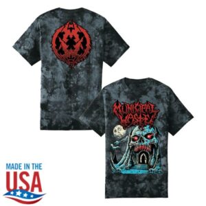 kenny Jsr Direct Merch Store Municipal Waste Castle Skull T Shirtaa