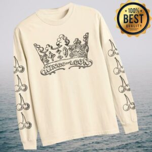 kenny Kings Of Leon Merch Store Crown Long Sleeve Vintage Whitea kenny Kings Of Leon Merch Store Crown Long Sleeve Vintage Whitea