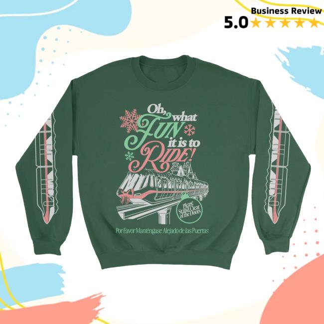 kenny Lostbrostradingco Merch Store Oh What Fun Monorail Sweatshirt kenny Lostbrostradingco Merch Store Oh What Fun Monorail Sweatshirt