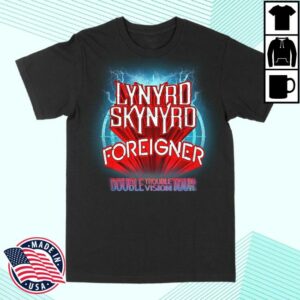 kenny Lynyrd Skynyrd Merch Store Double Trouble Double Vision Tour Tee