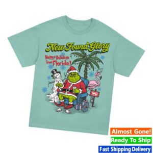 kenny New Found Glory Merch Store Happy Holidays From Florida T Shirt Aquatic Greena kenny New Found Glory Merch Store Happy Holidays From Florida T Shirt Aquatic Greena