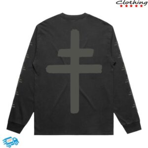 kenny President Band Merch Store Logo Longsleeve Faded Blacka