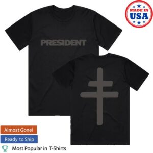 kenny President Band Store Merch President Cross Logo Tee