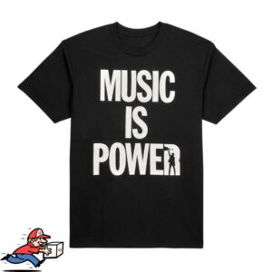 kenny Richard Ashcroft Merch Store Music Is Power Tee