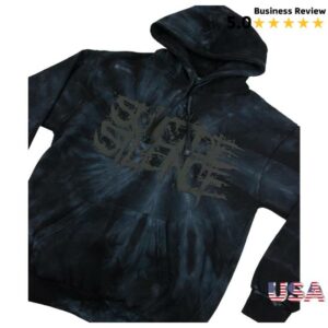 kenny Suicide Silence Merch Store Suicide Silence Puff Logo Tie Dye Hood Sweatshirtaa