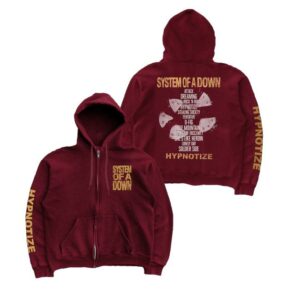 kenny Systemofadown Store Merch Hypnotize Zip Hoodie