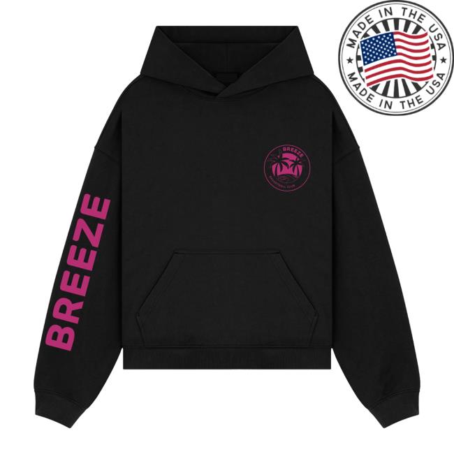 kenny Unrivaled Merch Store Breeze Basketball Club Logo Hoodie Black kenny Unrivaled Merch Store Breeze Basketball Club Logo Hoodie Black
