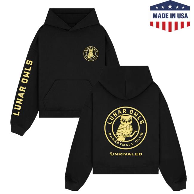 kenny Unrivaled Shop Merch Lunar Owls Basketball Club Logo Hoodie kenny Unrivaled Shop Merch Lunar Owls Basketball Club Logo Hoodie