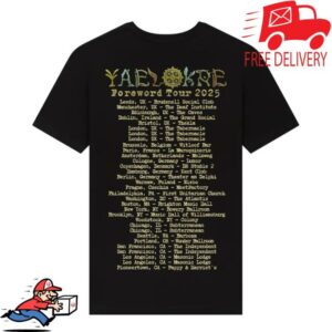 kenny Yaelokre Merch Store The Lark Lined Up Black Tour T Shirta kenny Yaelokre Merch Store The Lark Lined Up Black Tour T Shirta