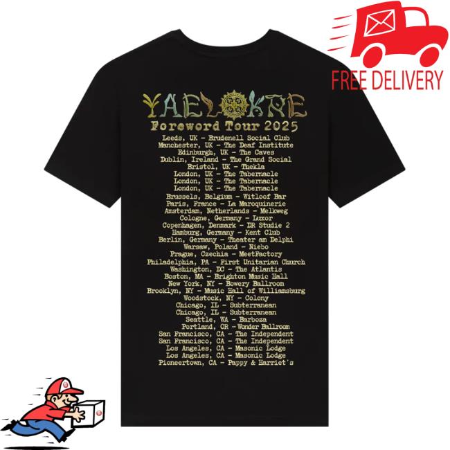 kenny Yaelokre Merch Store The Lark Lined Up Black Tour T Shirta kenny Yaelokre Merch Store The Lark Lined Up Black Tour T Shirta