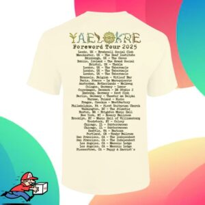kenny Yaelokre Merch Store The Lark Masks Cream Tour T Shirta